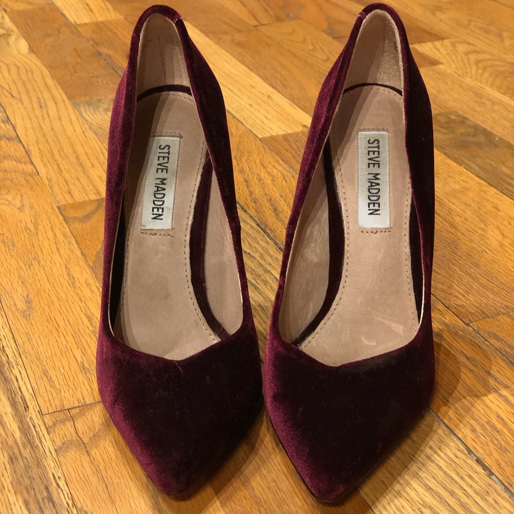 Steve Madden Velvet Heels